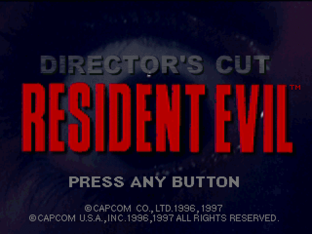 Resident Evil - Director's Cut — écran titre