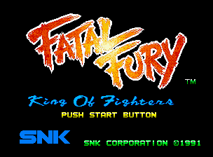 Fatal Fury - King of Fighters — écran titre