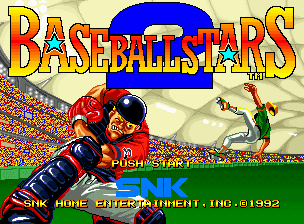 Baseball Stars 2 — écran titre