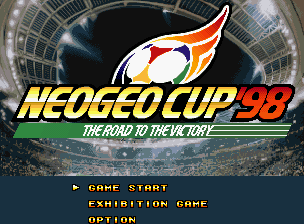 Neo-geo Cup '98 - The Road To The Victory — écran titre