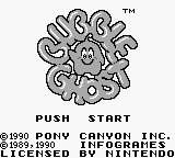 Bubble Ghost — écran titre