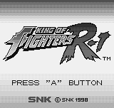 King Of Fighters R-1 — écran titre