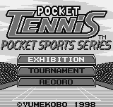 Pocket Tennis — écran titre