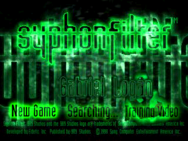 Syphon Filter — écran titre