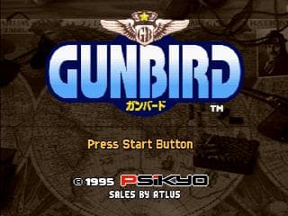 Gunbird — écran titre
