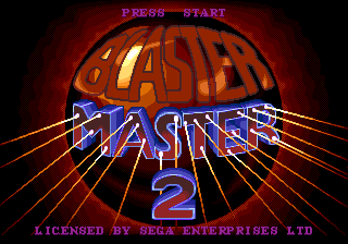 Blaster Master 2 — écran titre