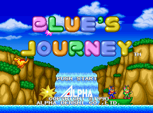 Blue's Journey — écran titre