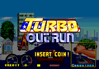 Turbo Outrun — écran titre