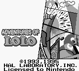 Adventures Of Lolo — écran titre