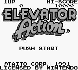 Elevator Action — écran titre