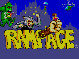 Rampage — écran titre