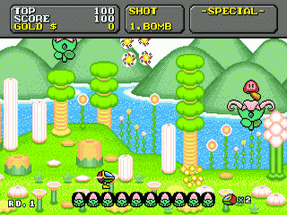 Super Fantasy Zone — screenshot