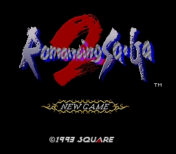 Romancing Saga 2 — écran titre