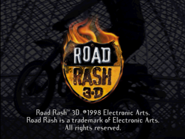 Road Rash 3-d — écran titre