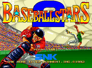 Baseball Stars 2 — écran titre