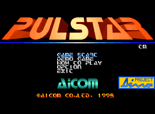 Pulstar — écran titre