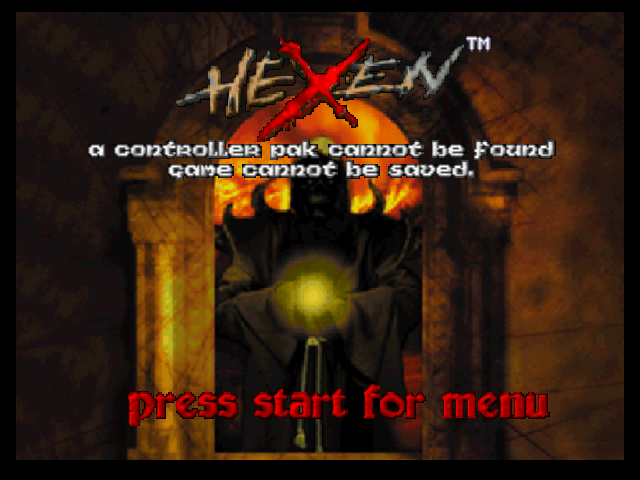 Hexen — écran titre