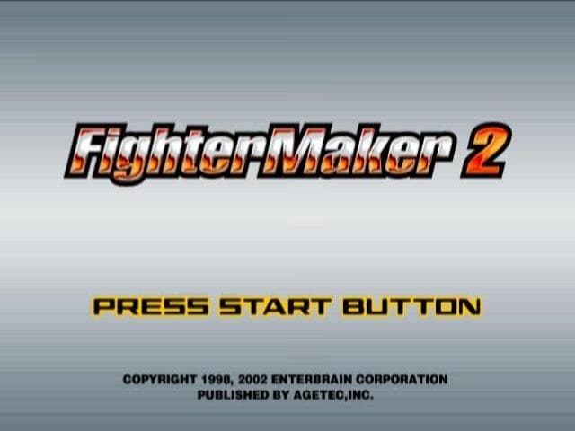 Fighter Maker 2 — écran titre