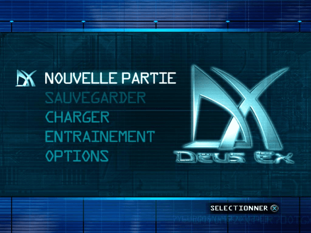 Deus Ex — écran titre