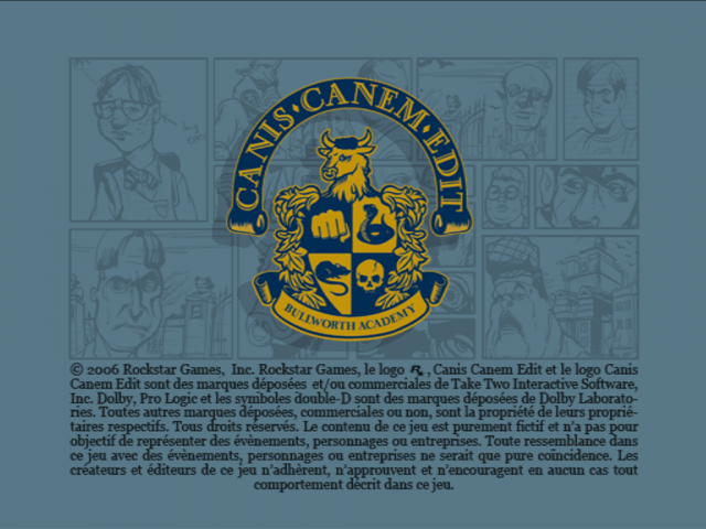 Canis Canem Edit / Bully — écran titre
