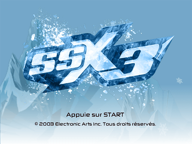 Ssx 3 — écran titre