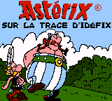 Astérix - Sur La Trace D'idéfix — écran titre