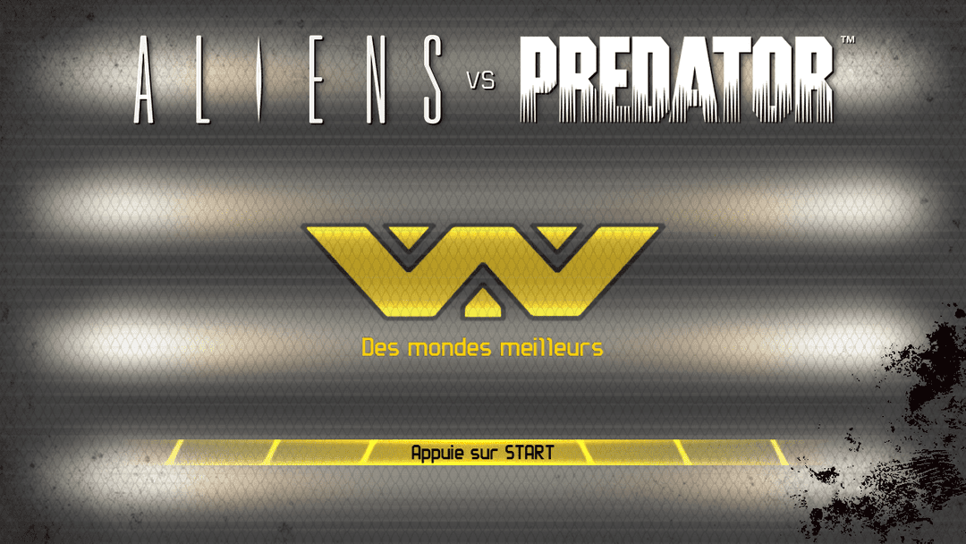 Aliens Versus Predator — écran titre