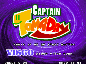 Captain Tomaday — écran titre