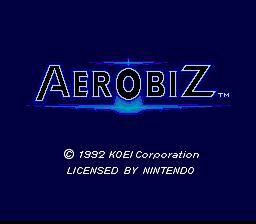 Aerobiz — écran titre