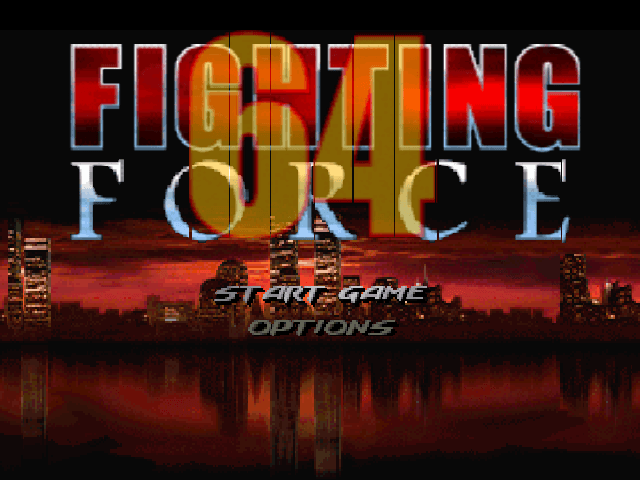 Fighting Force 64 — écran titre