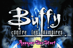 Buffy the Vampire Slayer - Wrath of the Darkhul King — écran titre