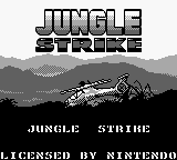 Jungle Strike — écran titre