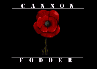 Cannon Fodder — écran titre