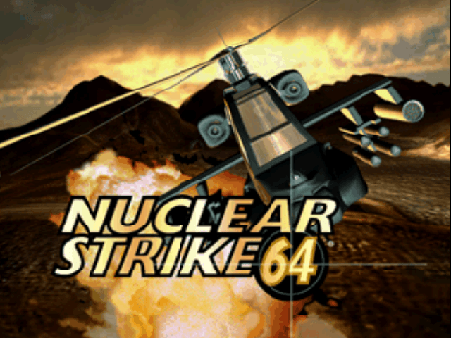 Nuclear Strike 64 — écran titre