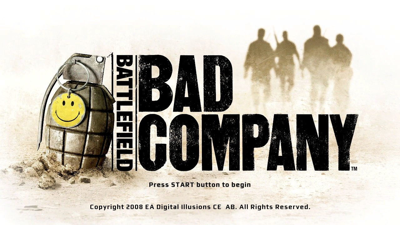Battlefield - Bad Company — écran titre