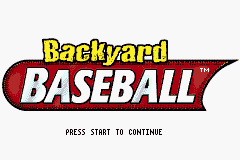 Backyard Baseball — écran titre