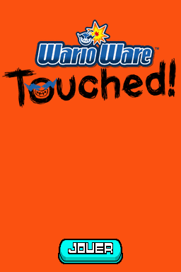 Wario Ware Touched ! — écran titre