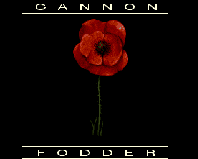Cannon Fodder — écran titre