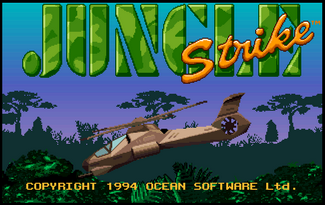 Jungle Strike — écran titre
