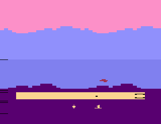 2 Pak Special - Star Warrior / Frogger — screenshot