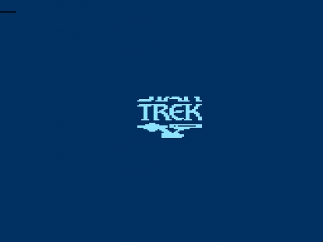 Star Trek - Strategic Operations Simulator — écran titre