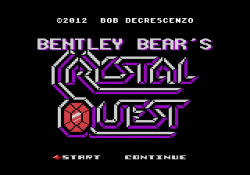 Bentley Bear's Crystal Quest — écran titre