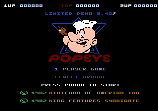 Popeye — écran titre