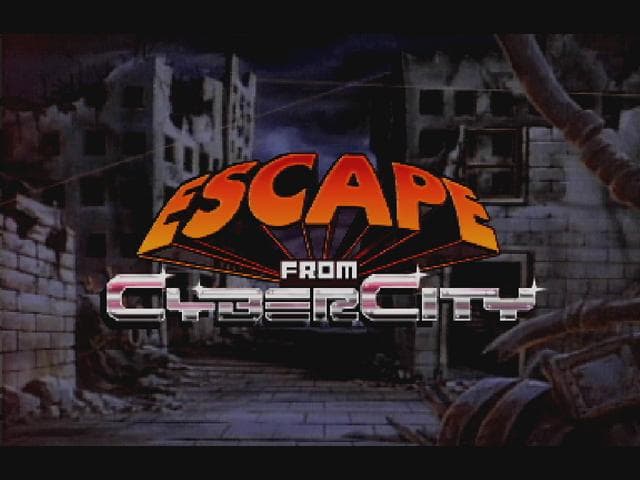Escape From Cybercity — écran titre