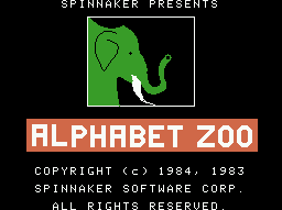 Alphabet Zoo — écran titre