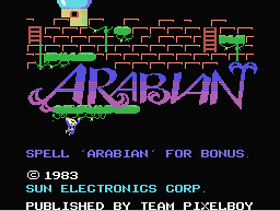 Arabian — écran titre