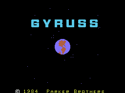 Gyruss — écran titre