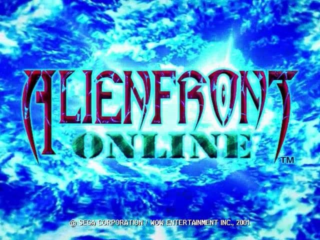 Alien Front Online — écran titre