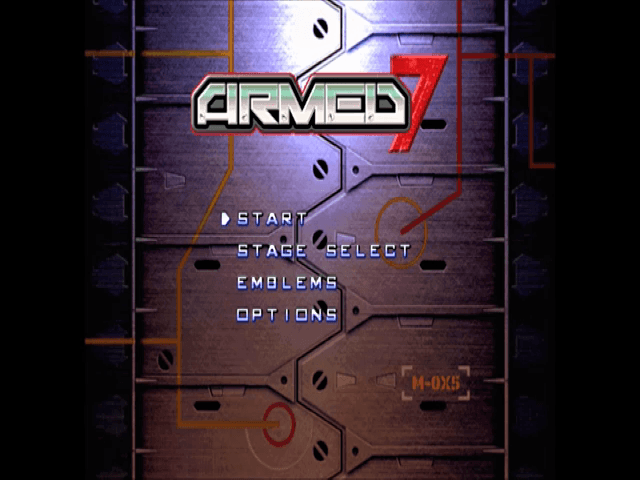 Armed Seven — écran titre