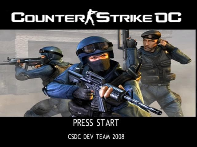 Counter-Strike DC — écran titre